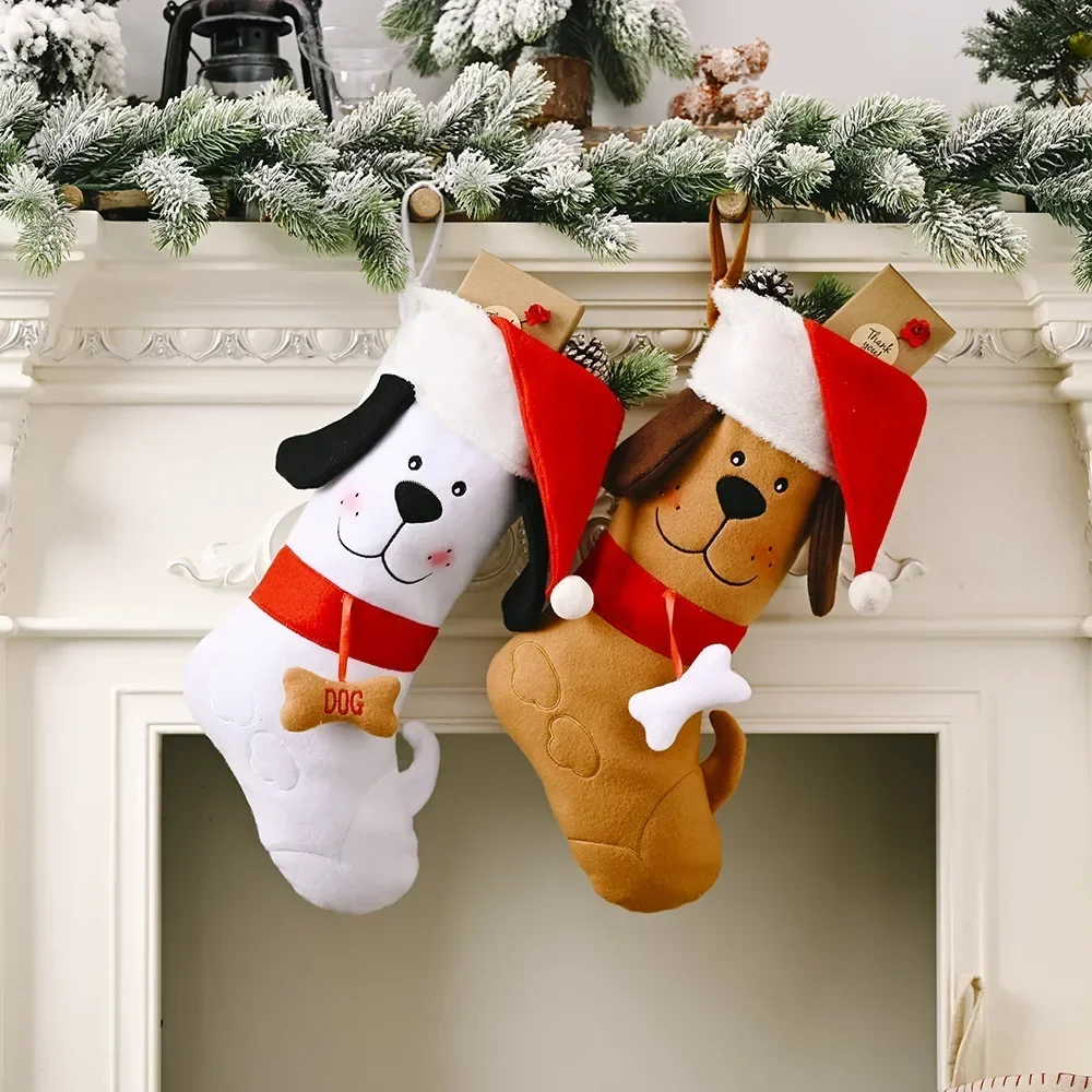 Dog Bone Shape Christmas Stock - Christmas Stocking Hanging ulasan dan harga