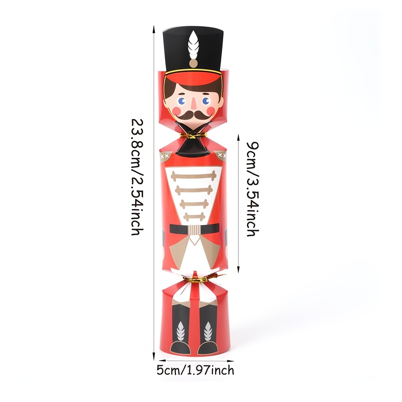 24Pcs Christmas Cracker Nutcra - Nutcracker Figurine ulasan dan harga