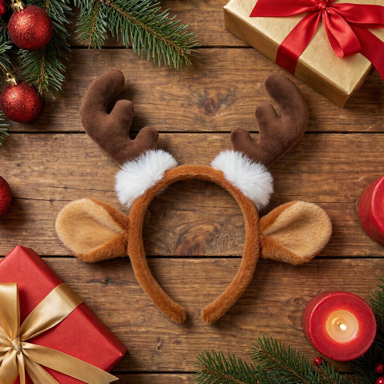 Christmas Reindeer Antlers Hea - Reindeer Antlers Headband ulasan dan harga